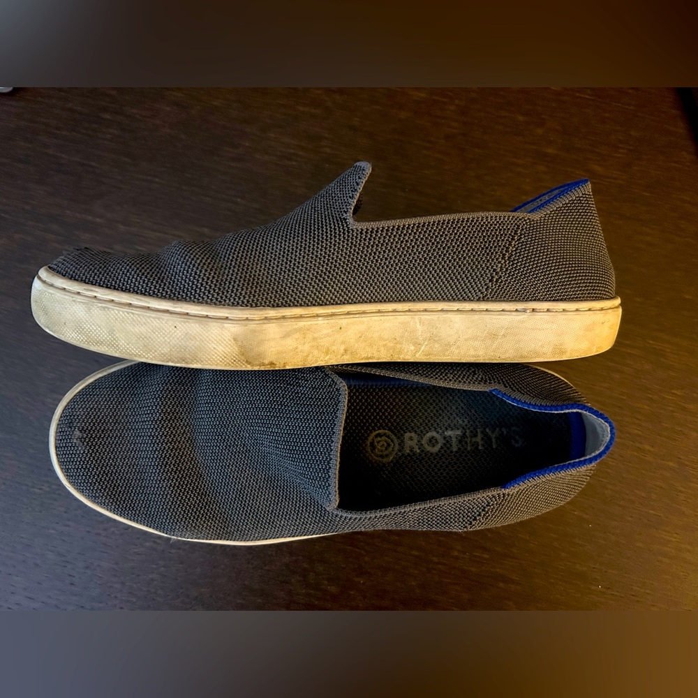 The Original Slip On Sneaker with some wear & tear